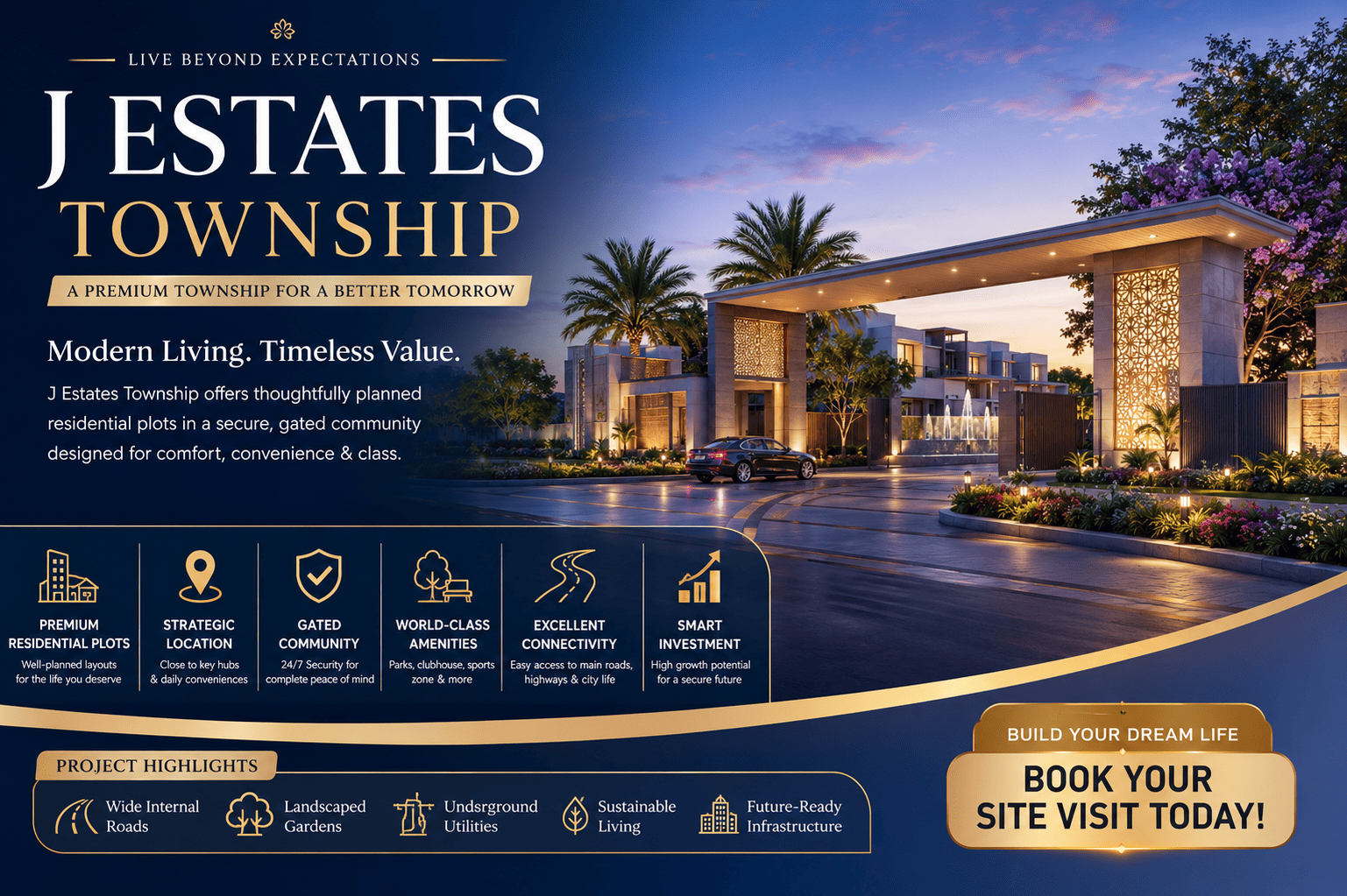 J Estates Township - Luxury Residential Plots Gurgaon